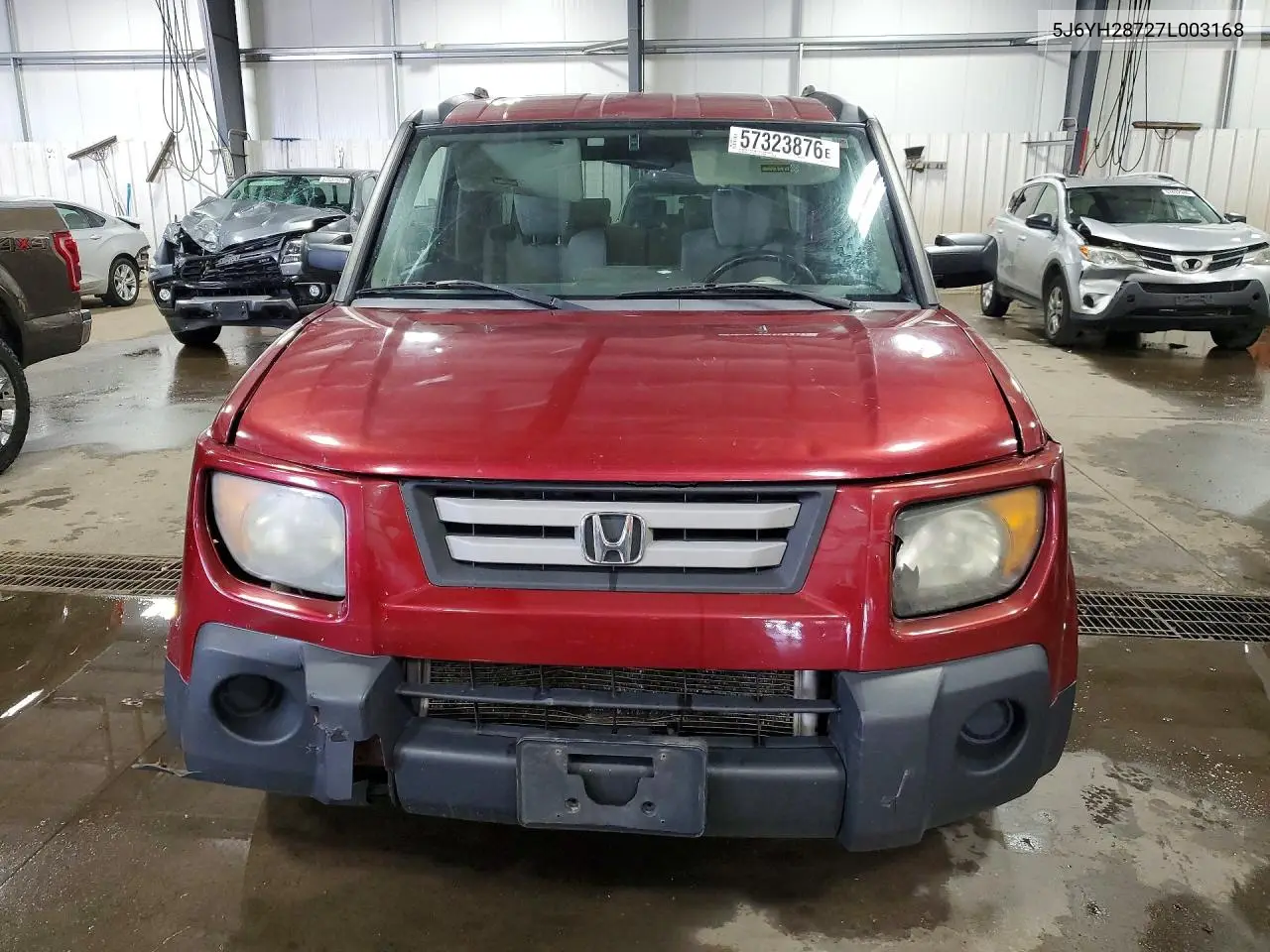 2007 Honda Element Ex VIN: 5J6YH28727L003168 Lot: 57323876