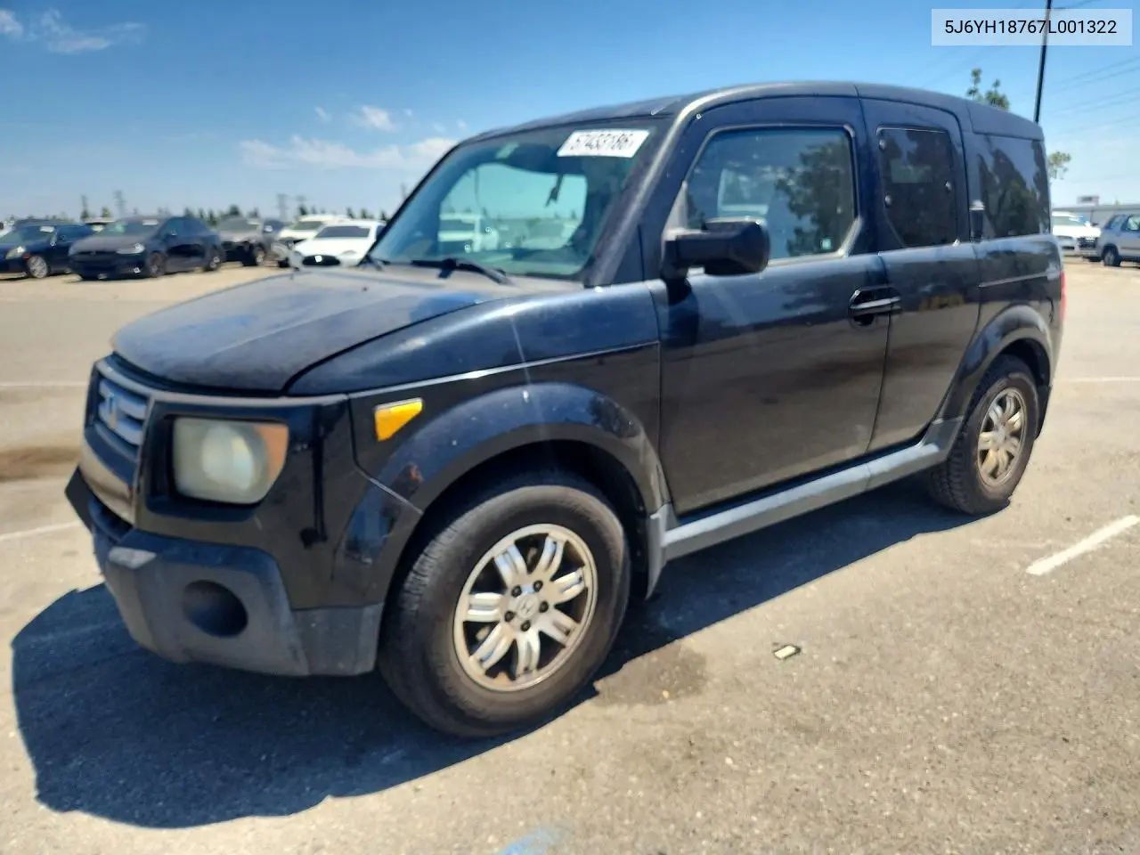 2007 Honda Element Ex VIN: 5J6YH18767L001322 Lot: 57433186