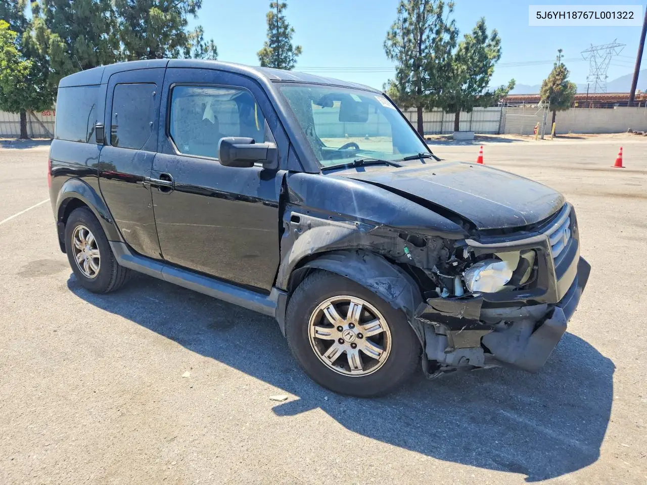 2007 Honda Element Ex VIN: 5J6YH18767L001322 Lot: 57433186