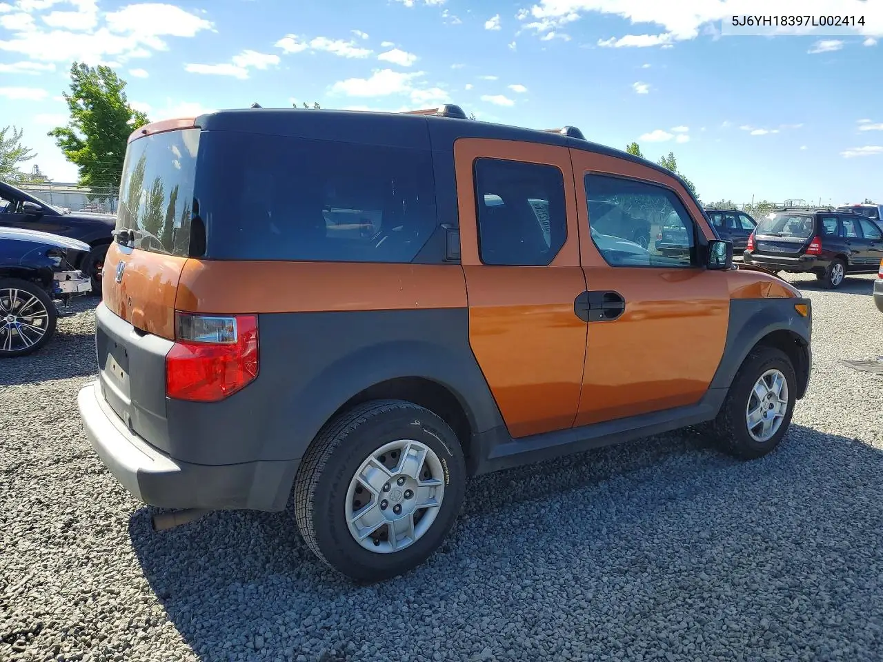 2007 Honda Element Lx VIN: 5J6YH18397L002414 Lot: 57672706