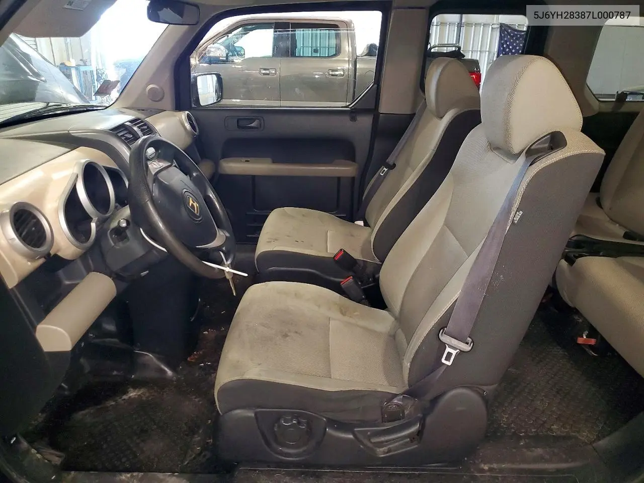 2007 Honda Element Lx VIN: 5J6YH28387L000787 Lot: 58138646