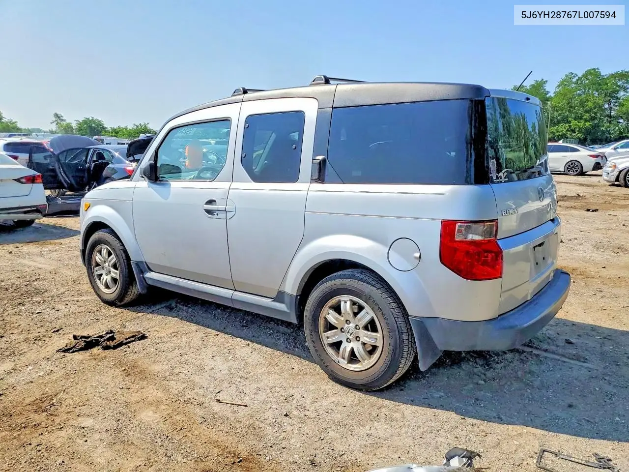 2007 Honda Element Ex VIN: 5J6YH28767L007594 Lot: 59244346