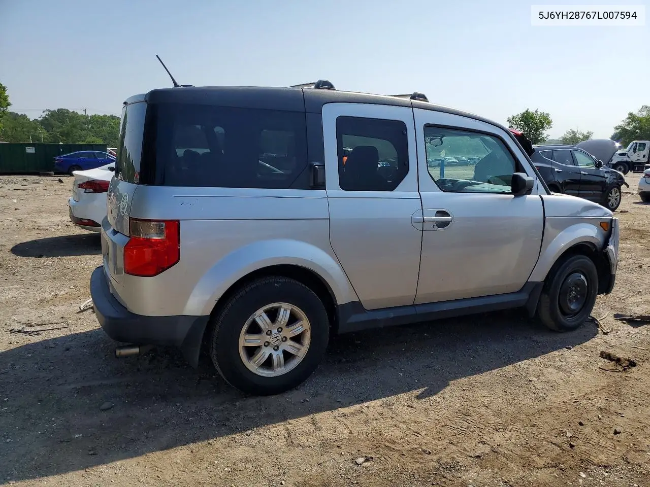 2007 Honda Element Ex VIN: 5J6YH28767L007594 Lot: 59244346