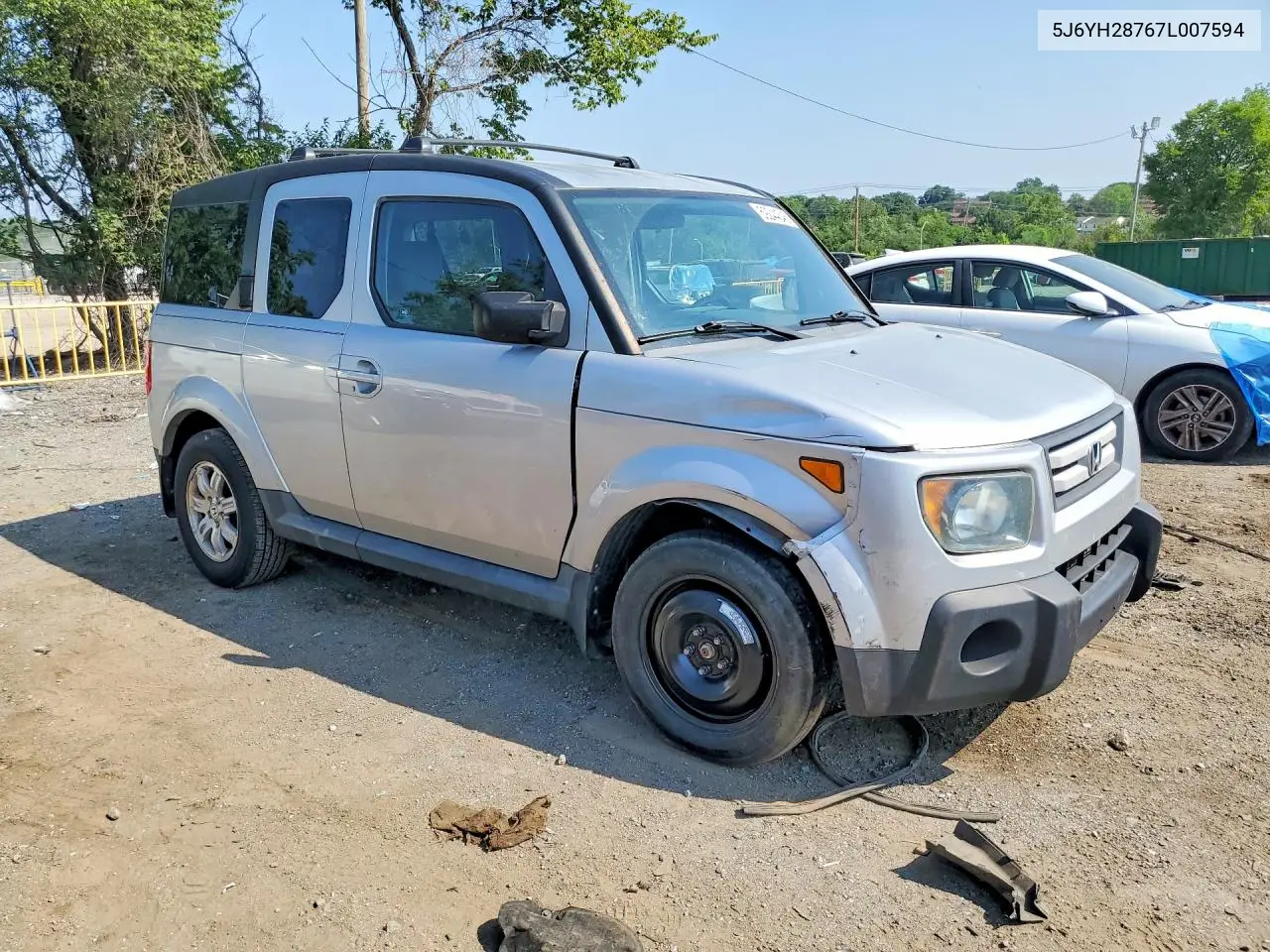 2007 Honda Element Ex VIN: 5J6YH28767L007594 Lot: 59244346