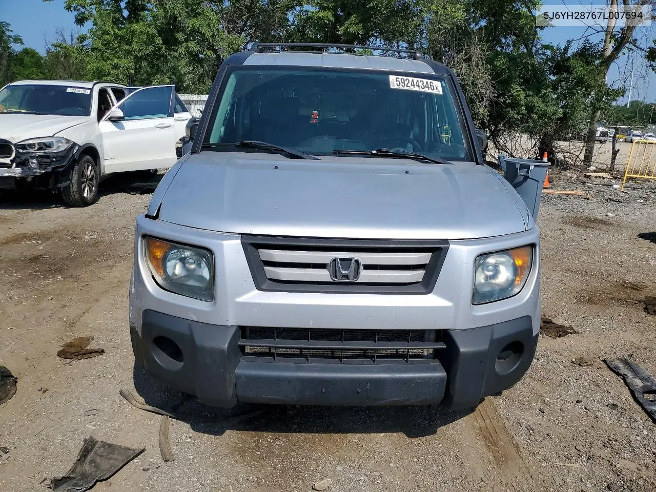 2007 Honda Element Ex VIN: 5J6YH28767L007594 Lot: 59244346