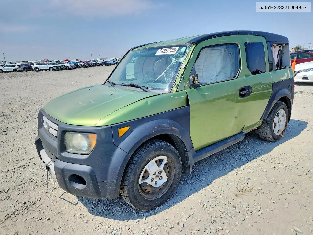 2007 Honda Element Lx VIN: 5J6YH27337L004957 Lot: 59867736