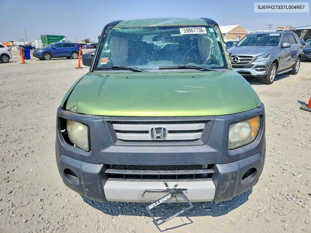 2007 Honda Element Lx VIN: 5J6YH27337L004957 Lot: 59867736