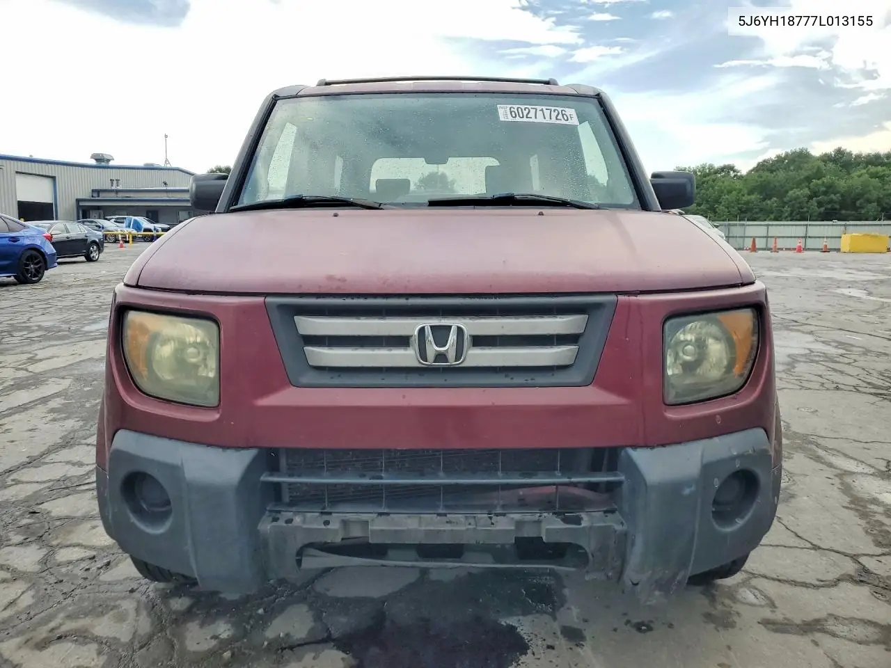 2007 Honda Element Ex VIN: 5J6YH18777L013155 Lot: 60271726