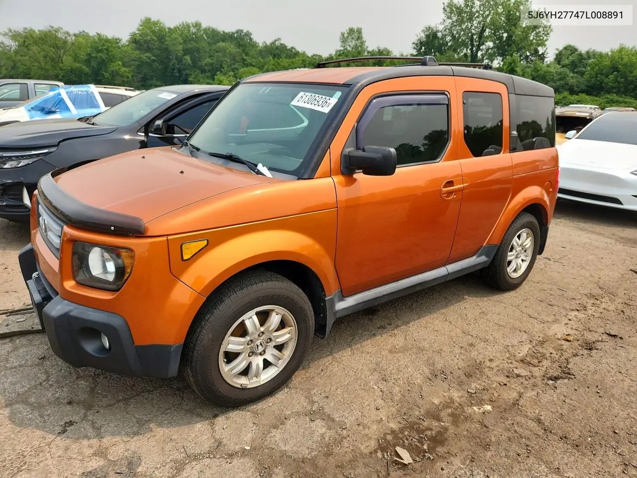 2007 Honda Element Ex VIN: 5J6YH27747L008891 Lot: 61306936
