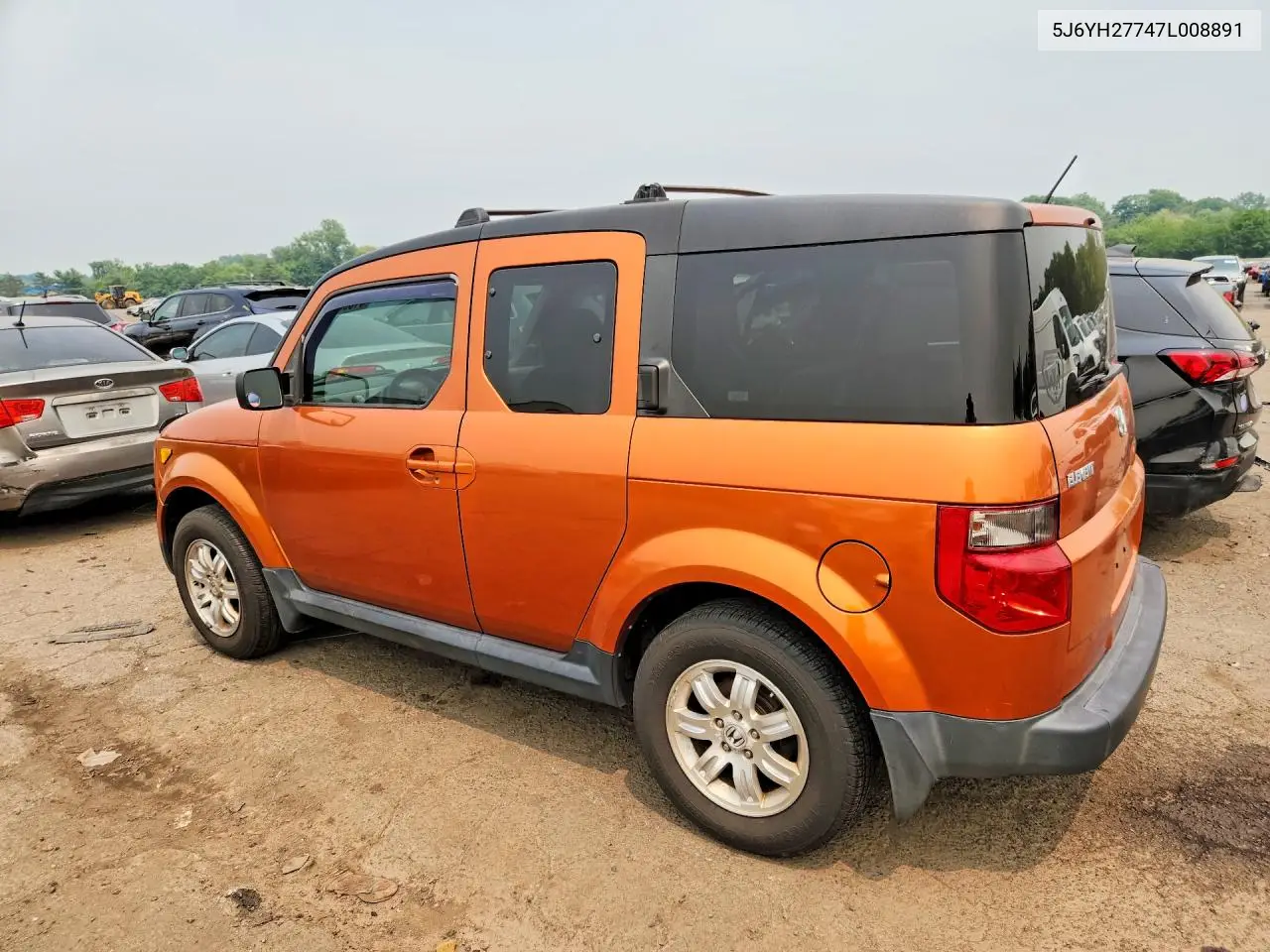 2007 Honda Element Ex VIN: 5J6YH27747L008891 Lot: 61306936