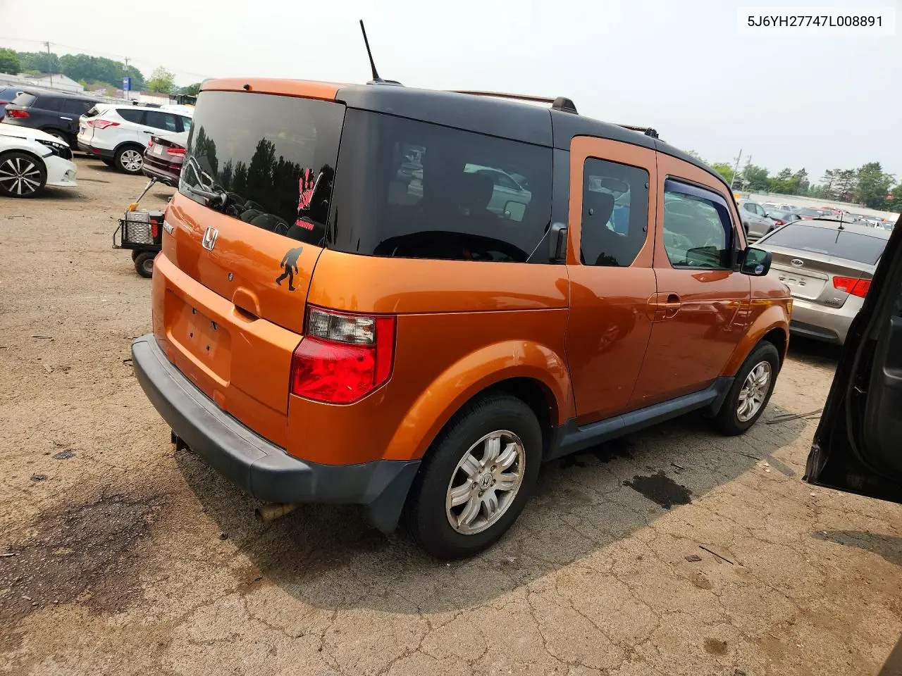 2007 Honda Element Ex VIN: 5J6YH27747L008891 Lot: 61306936