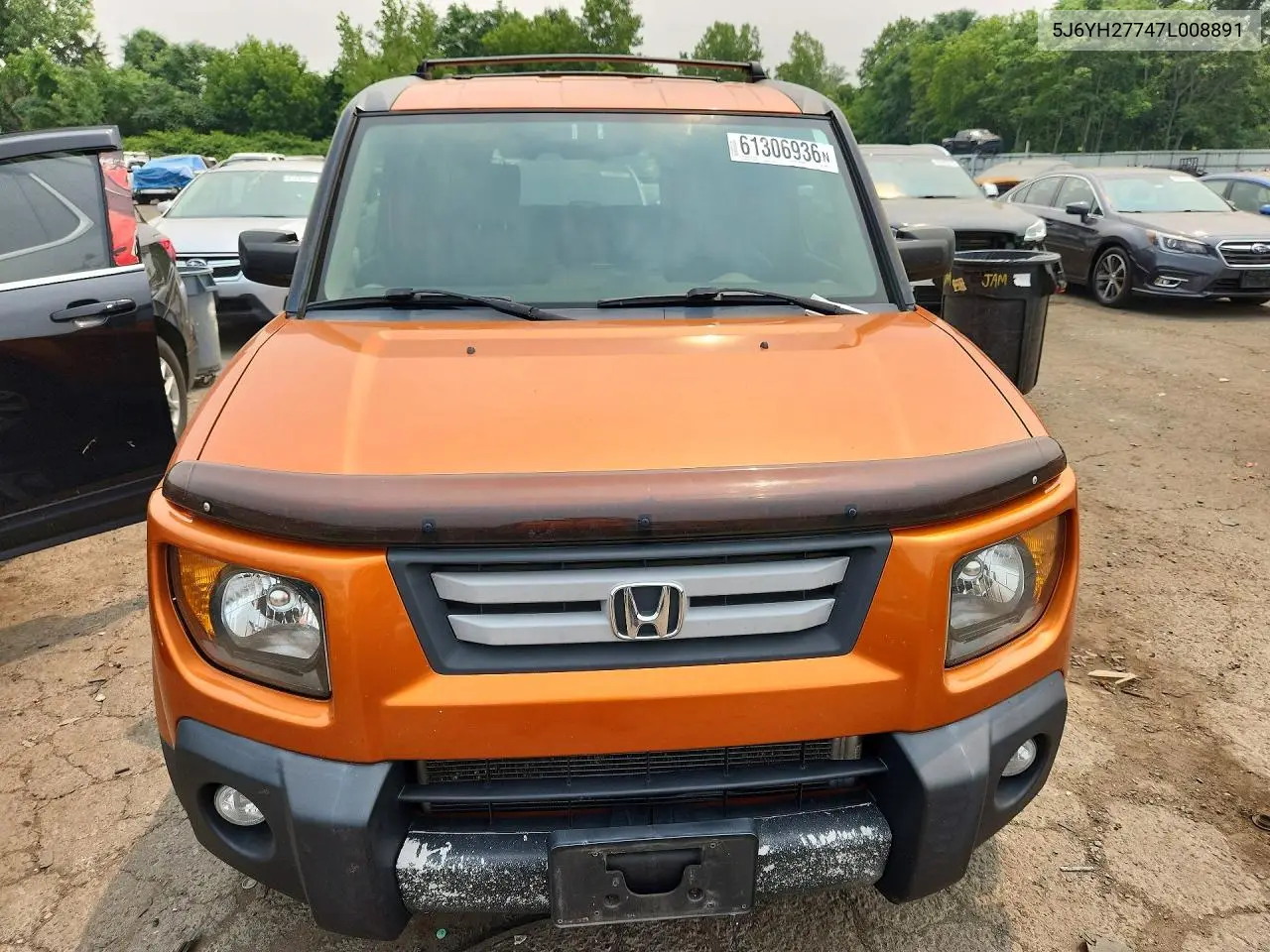 2007 Honda Element Ex VIN: 5J6YH27747L008891 Lot: 61306936
