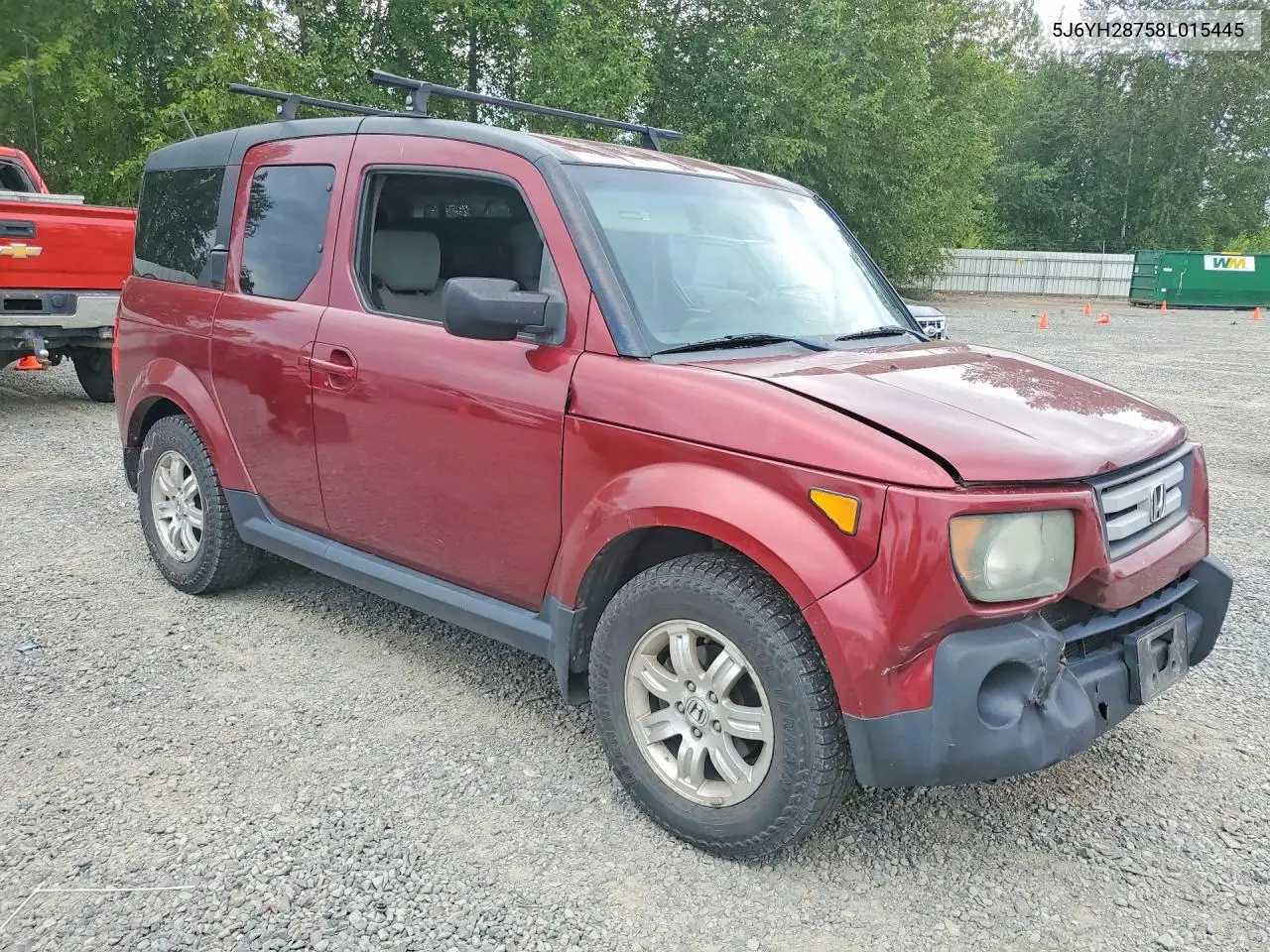 2008 Honda Element Ex VIN: 5J6YH28758L015445 Lot: 51012416