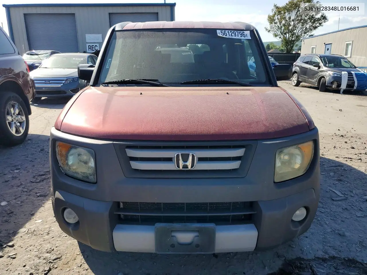 2008 Honda Element Lx VIN: 5J6YH28348L016681 Lot: 56129796
