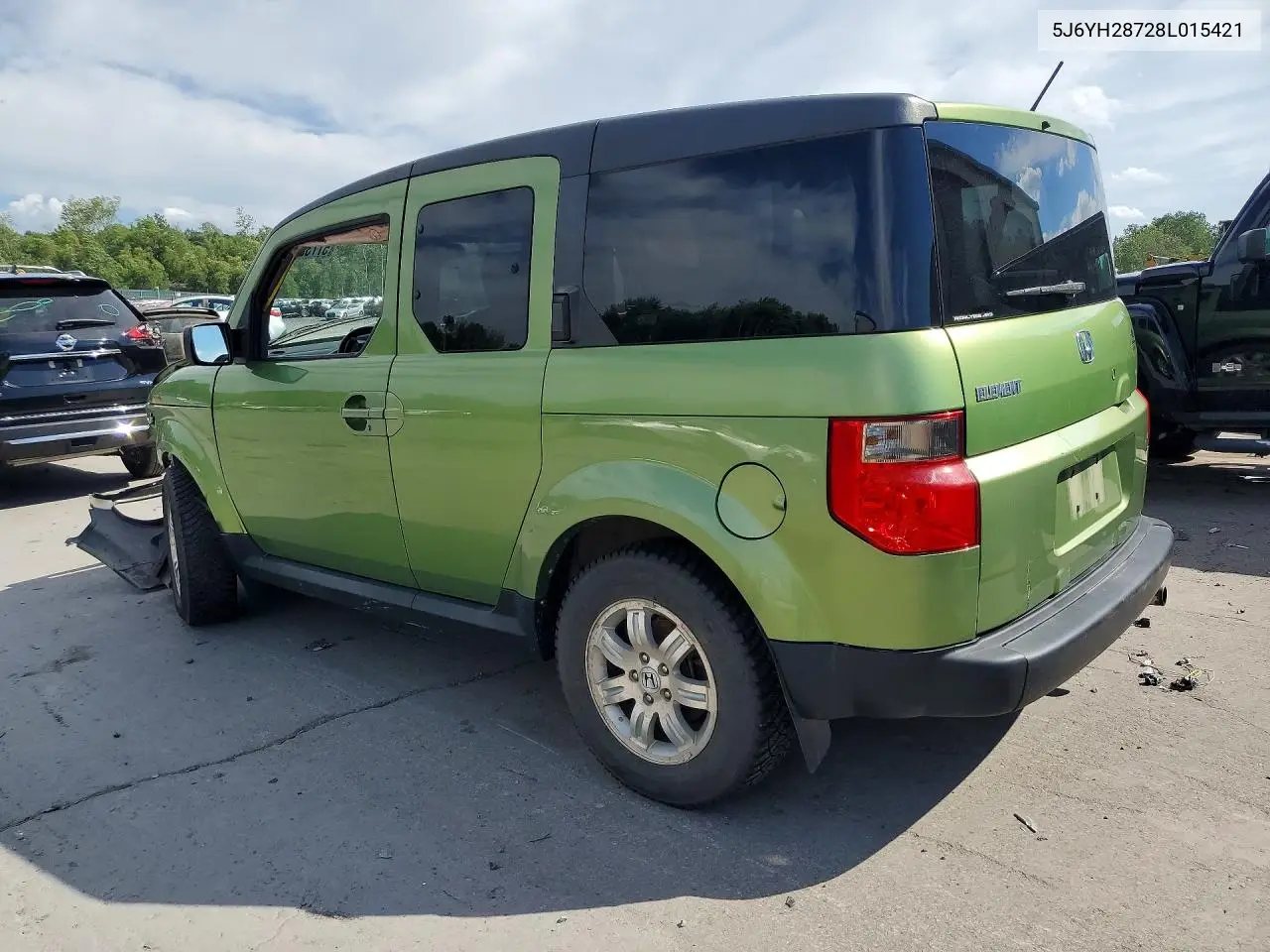 2008 Honda Element Ex VIN: 5J6YH28728L015421 Lot: 57732926