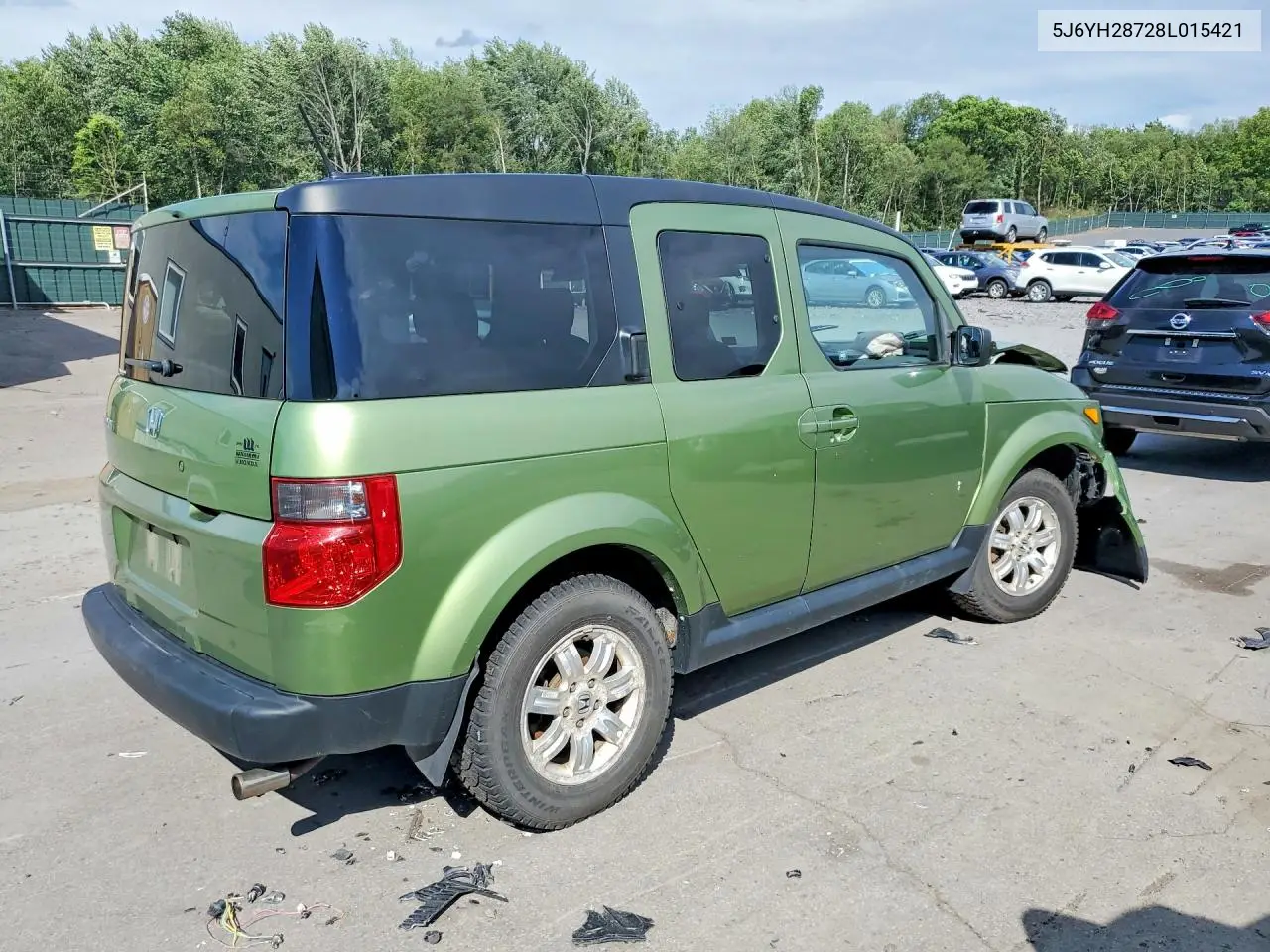 2008 Honda Element Ex VIN: 5J6YH28728L015421 Lot: 57732926