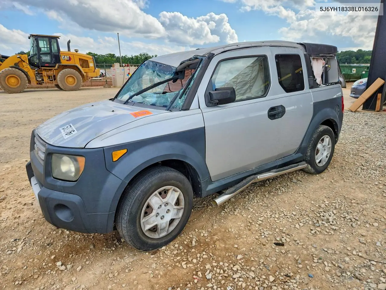 2008 Honda Element Lx VIN: 5J6YH18338L016326 Lot: 57975346