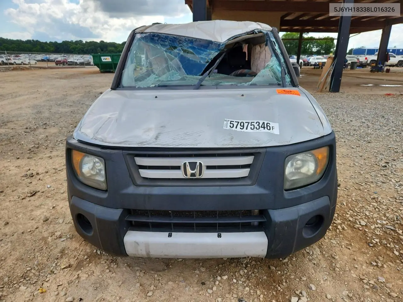 2008 Honda Element Lx VIN: 5J6YH18338L016326 Lot: 57975346