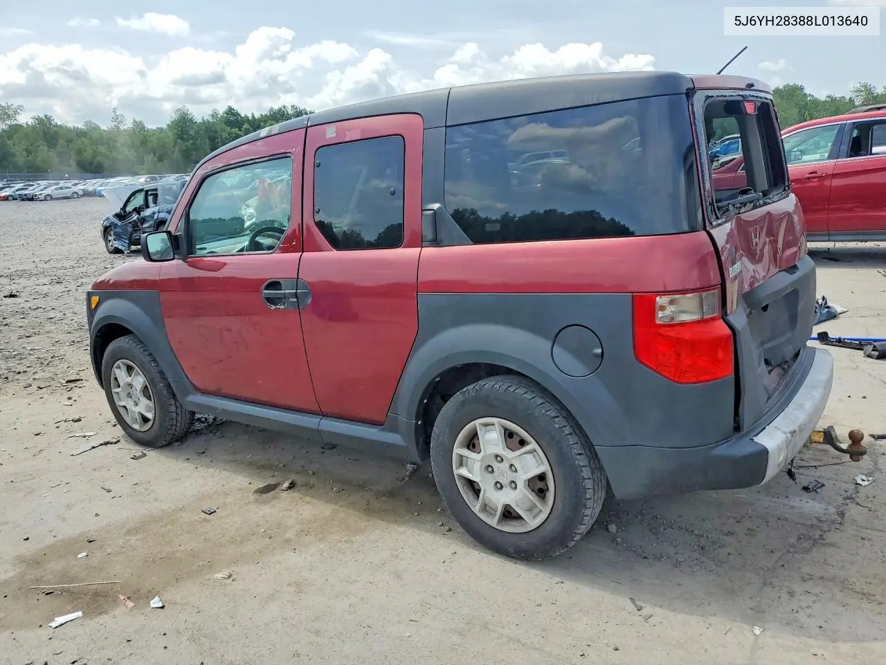 2008 Honda Element Lx VIN: 5J6YH28388L013640 Lot: 59178086