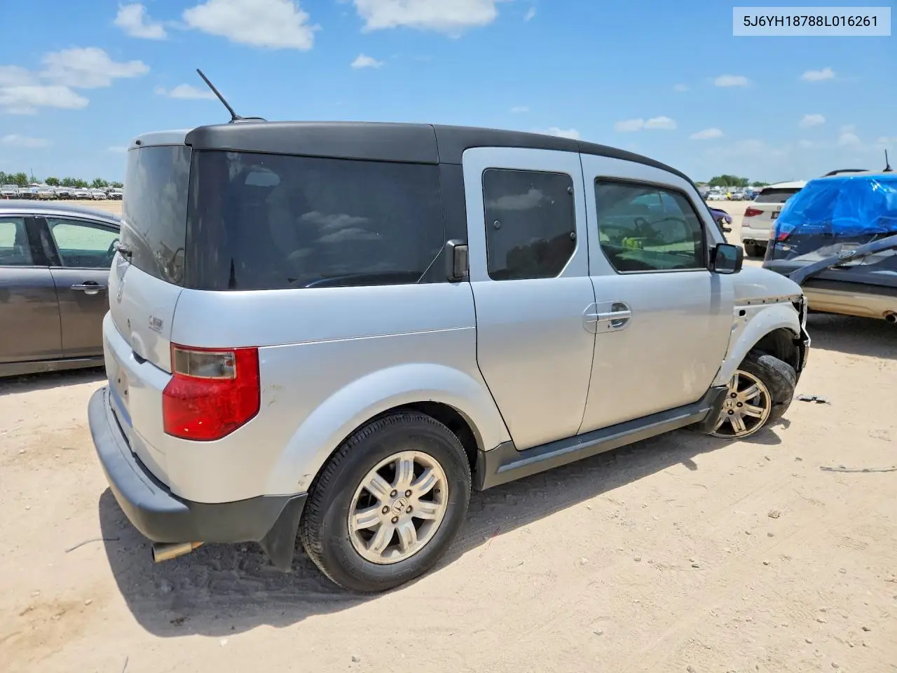 2008 Honda Element Ex VIN: 5J6YH18788L016261 Lot: 59353266
