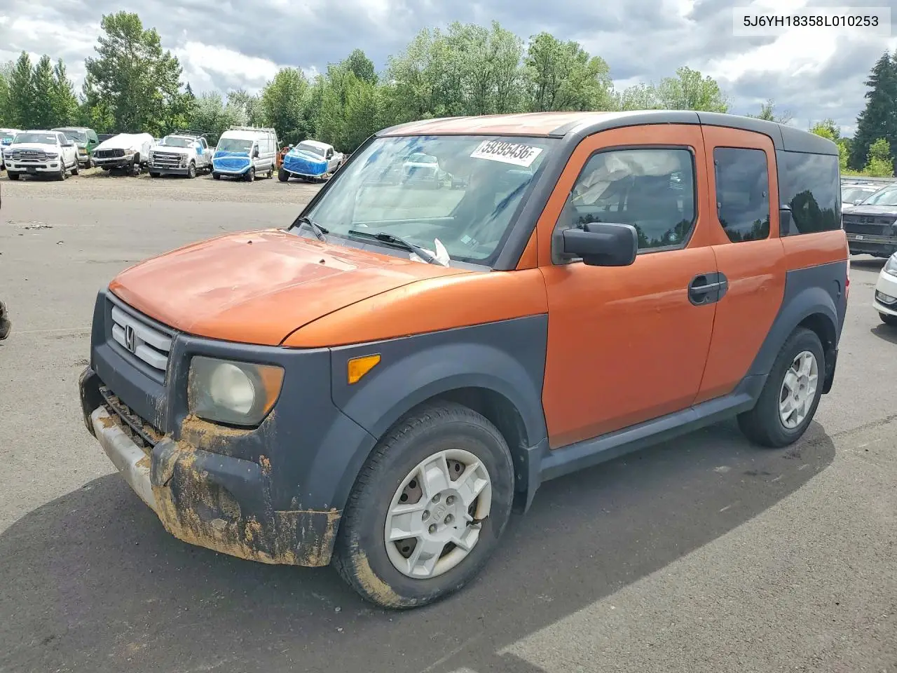 2008 Honda Element Lx VIN: 5J6YH18358L010253 Lot: 59395436