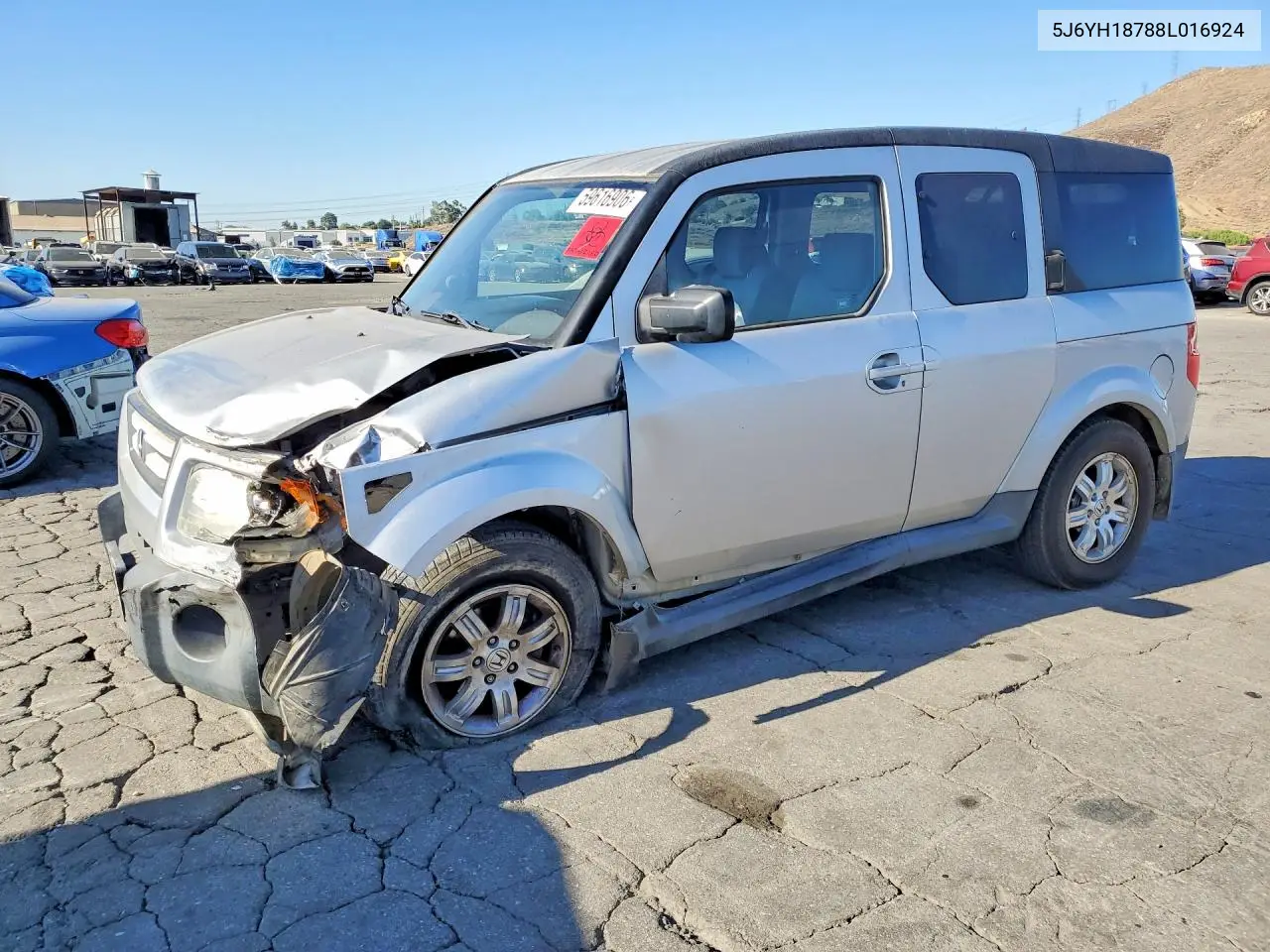 2008 Honda Element Ex VIN: 5J6YH18788L016924 Lot: 59616906