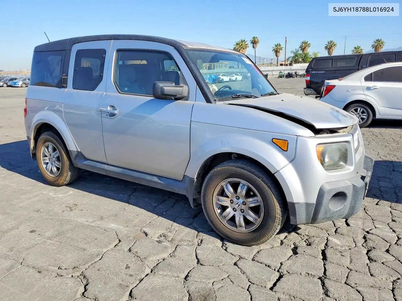 2008 Honda Element Ex VIN: 5J6YH18788L016924 Lot: 59616906