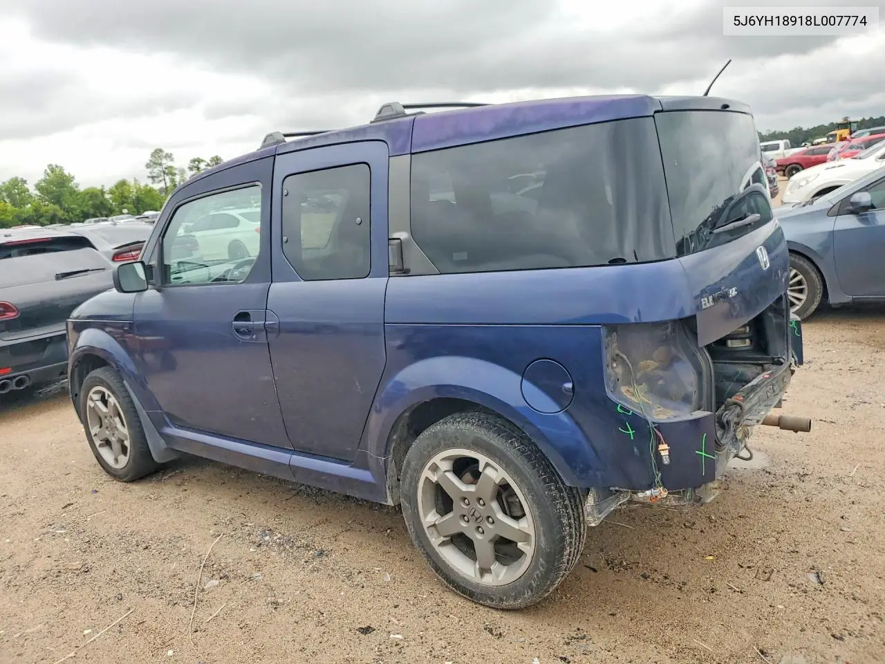 2008 Honda Element Sc VIN: 5J6YH18918L007774 Lot: 59686636