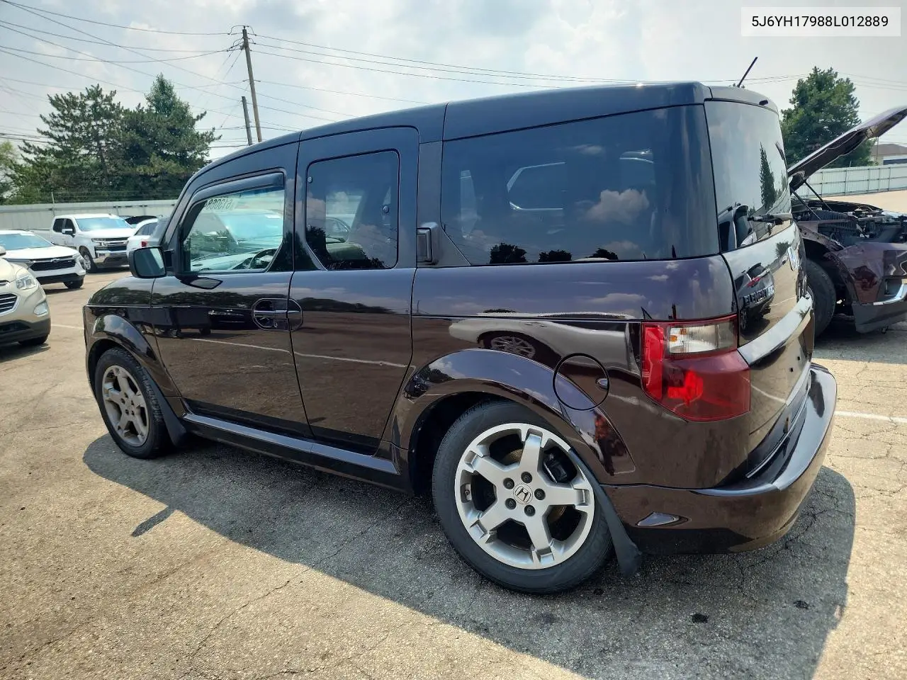 2008 Honda Element Sc VIN: 5J6YH17988L012889 Lot: 61306846