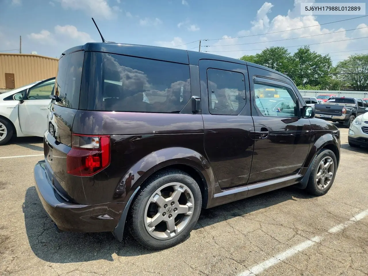 2008 Honda Element Sc VIN: 5J6YH17988L012889 Lot: 61306846