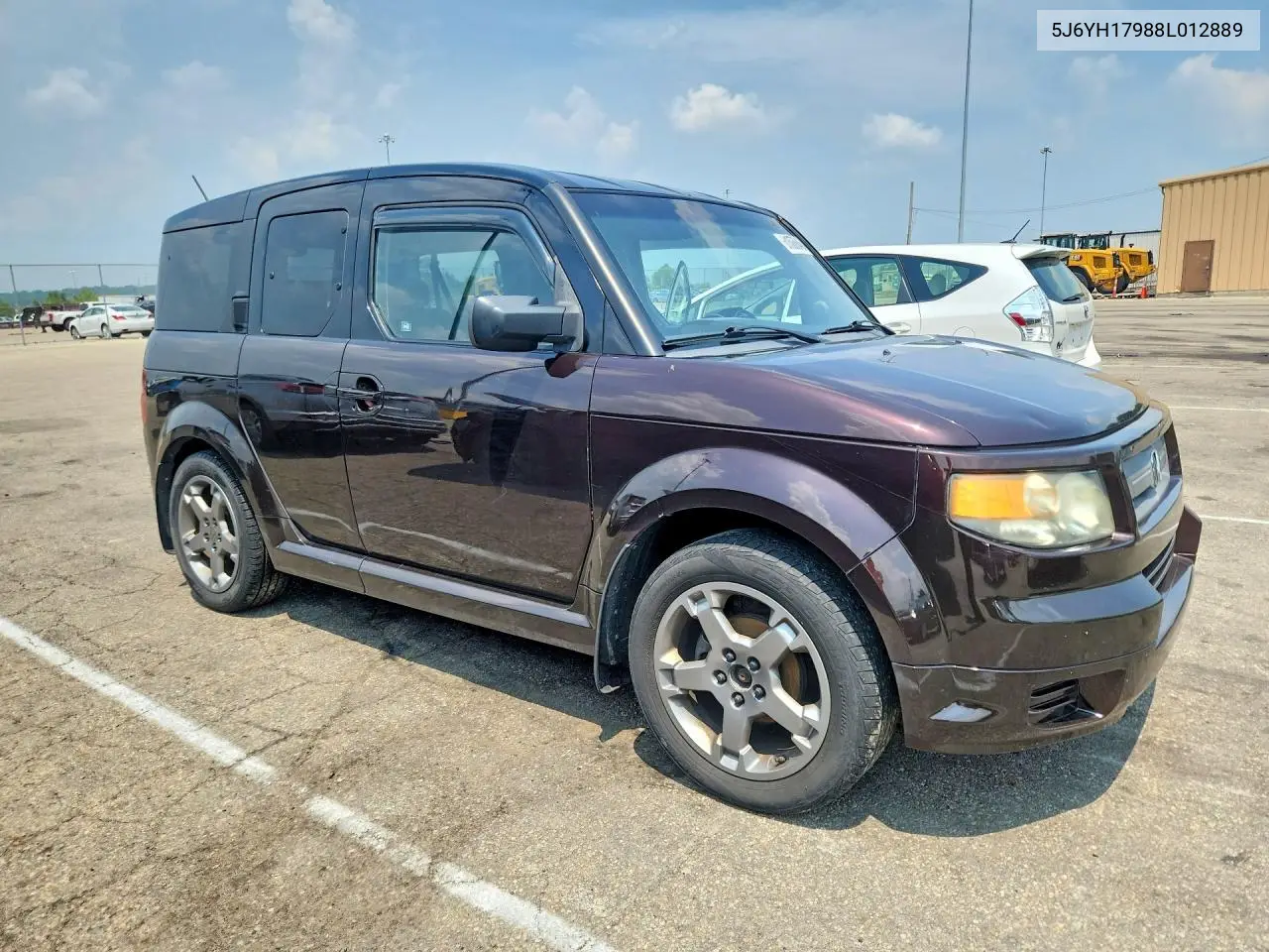 2008 Honda Element Sc VIN: 5J6YH17988L012889 Lot: 61306846