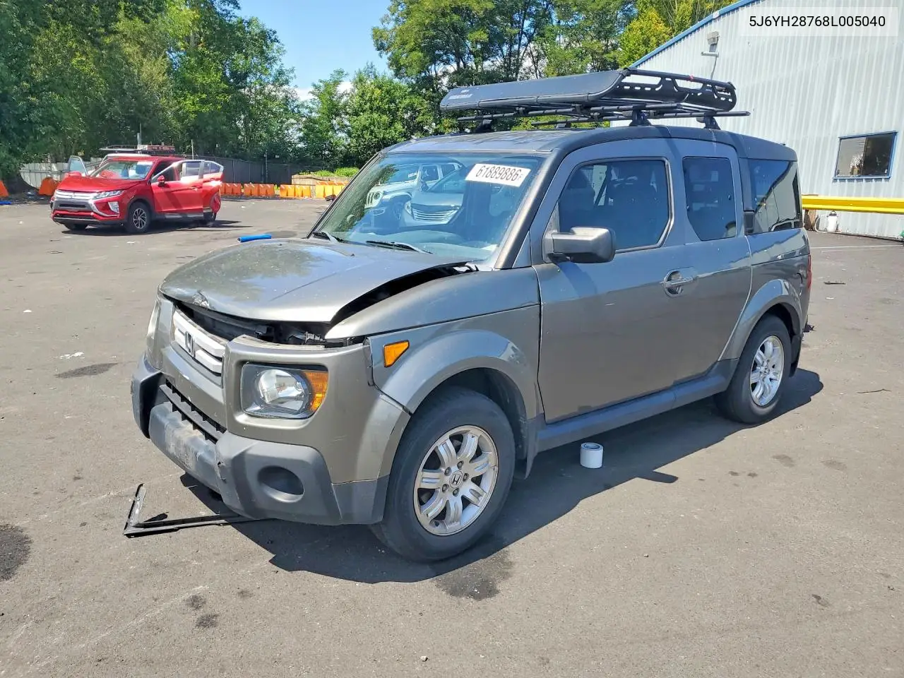 2008 Honda Element Ex VIN: 5J6YH28768L005040 Lot: 61889886