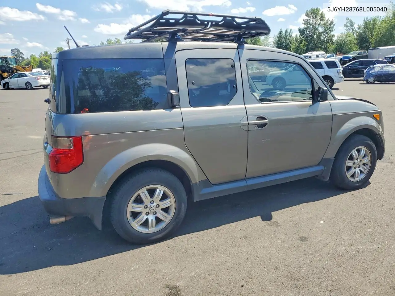 2008 Honda Element Ex VIN: 5J6YH28768L005040 Lot: 61889886