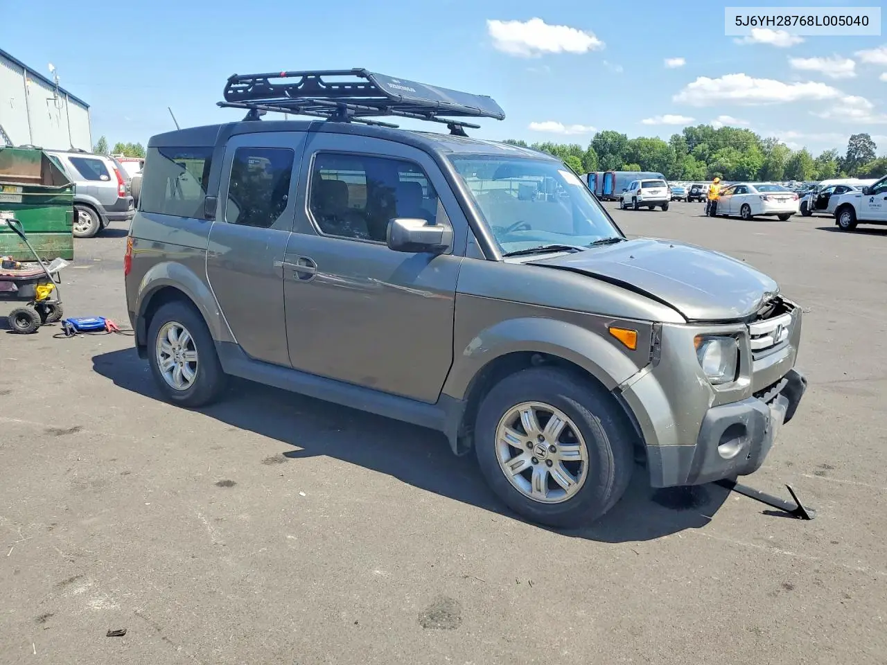 2008 Honda Element Ex VIN: 5J6YH28768L005040 Lot: 61889886