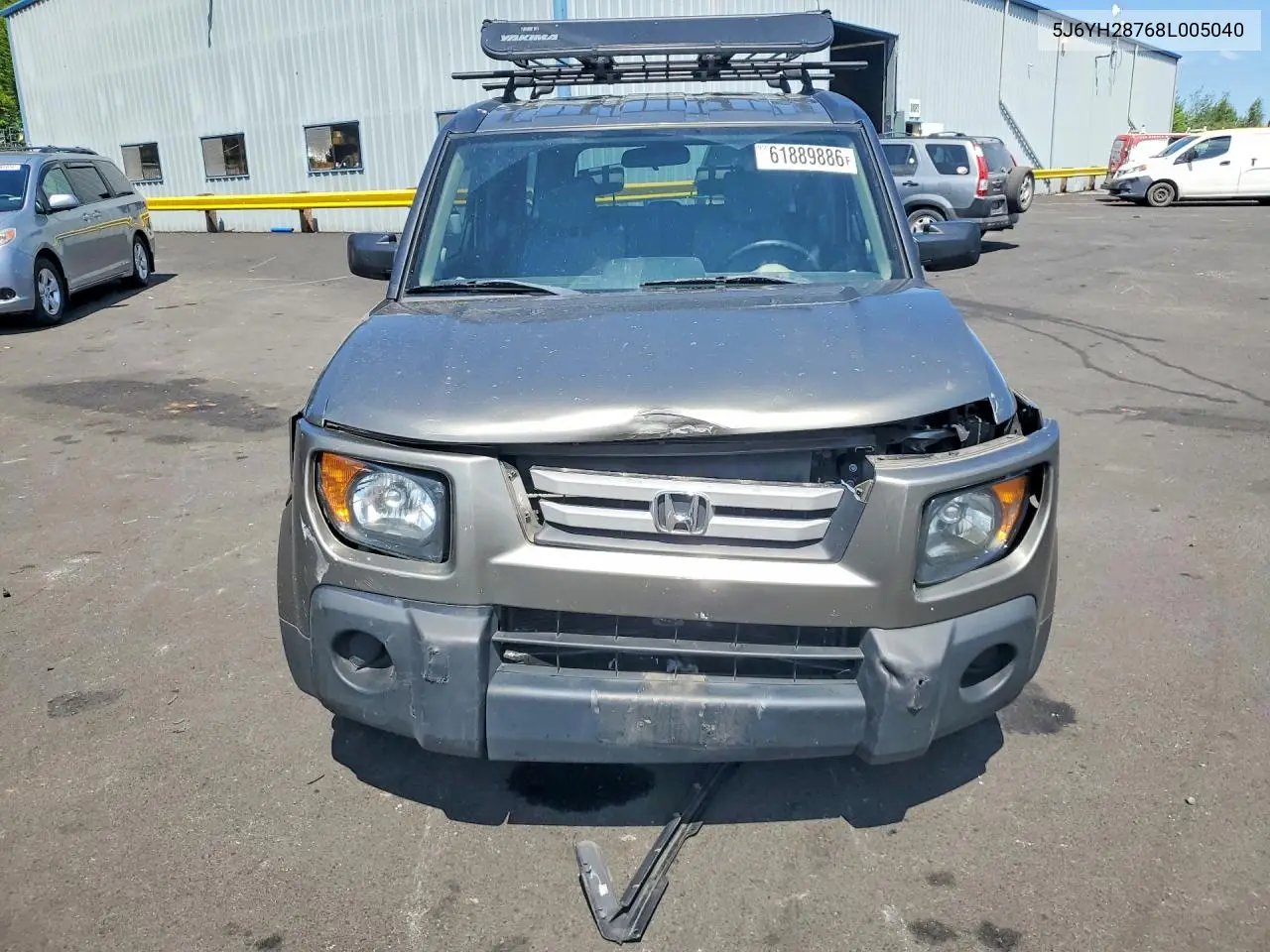 2008 Honda Element Ex VIN: 5J6YH28768L005040 Lot: 61889886