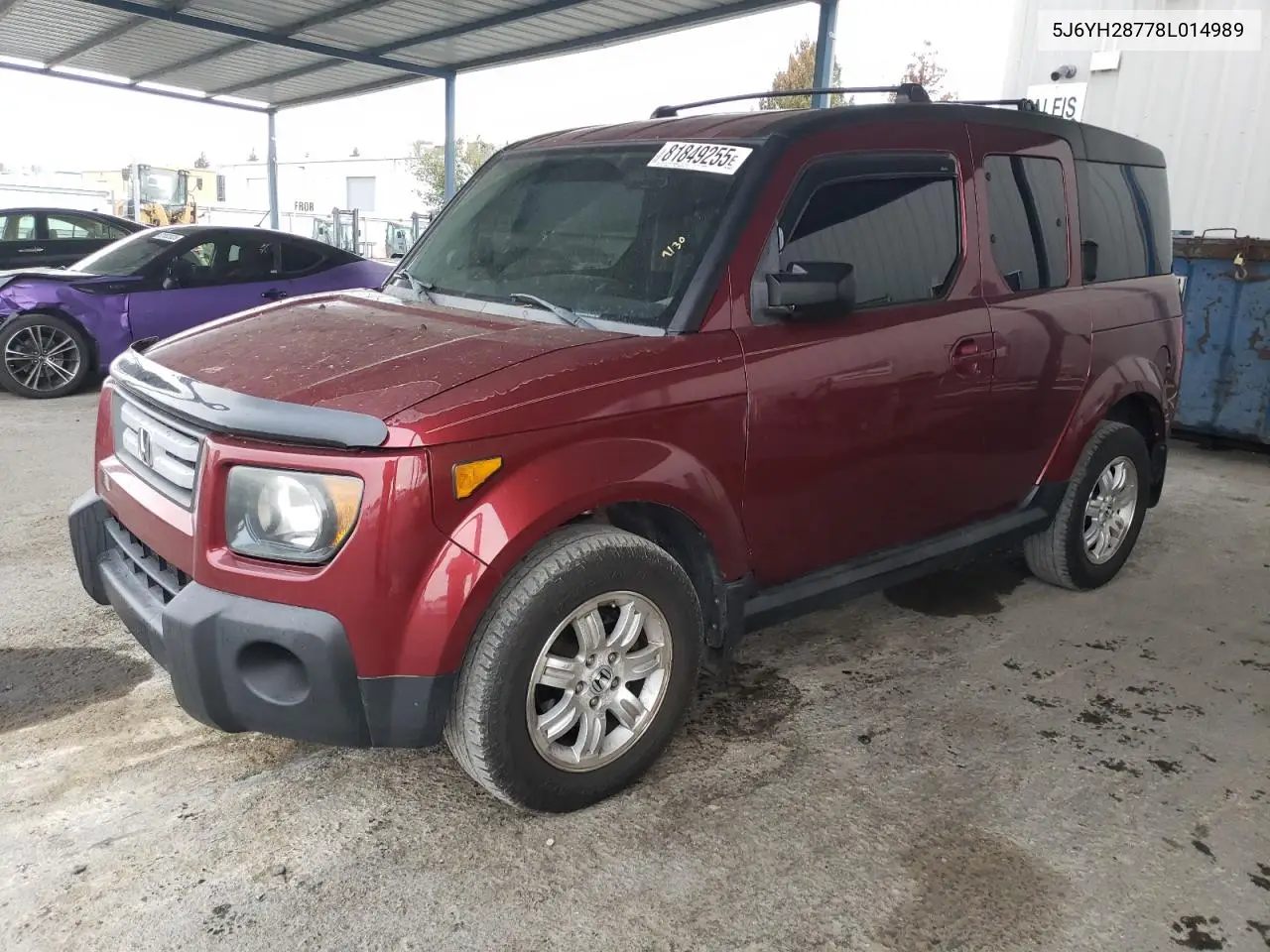 5J6YH28778L014989 2008 Honda Element