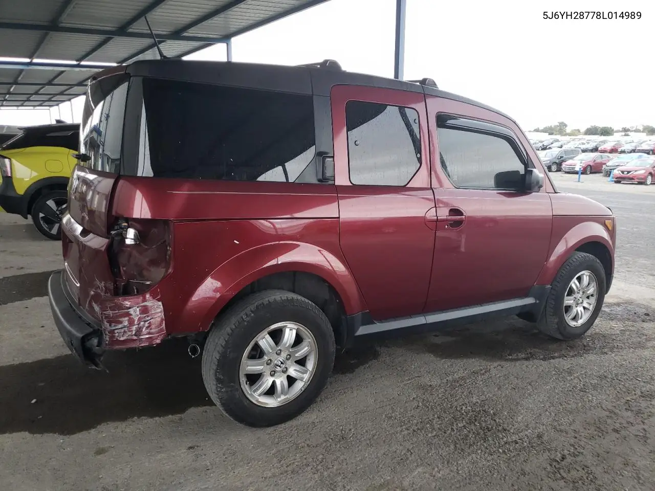 5J6YH28778L014989 2008 Honda Element