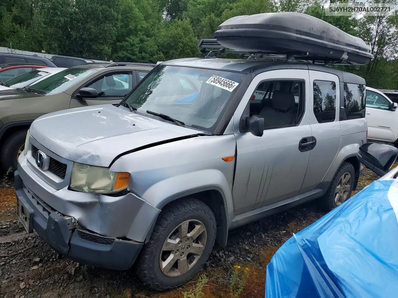 2010 Honda Element Ex VIN: 5J6YH2H70AL002771 Lot: 58945666