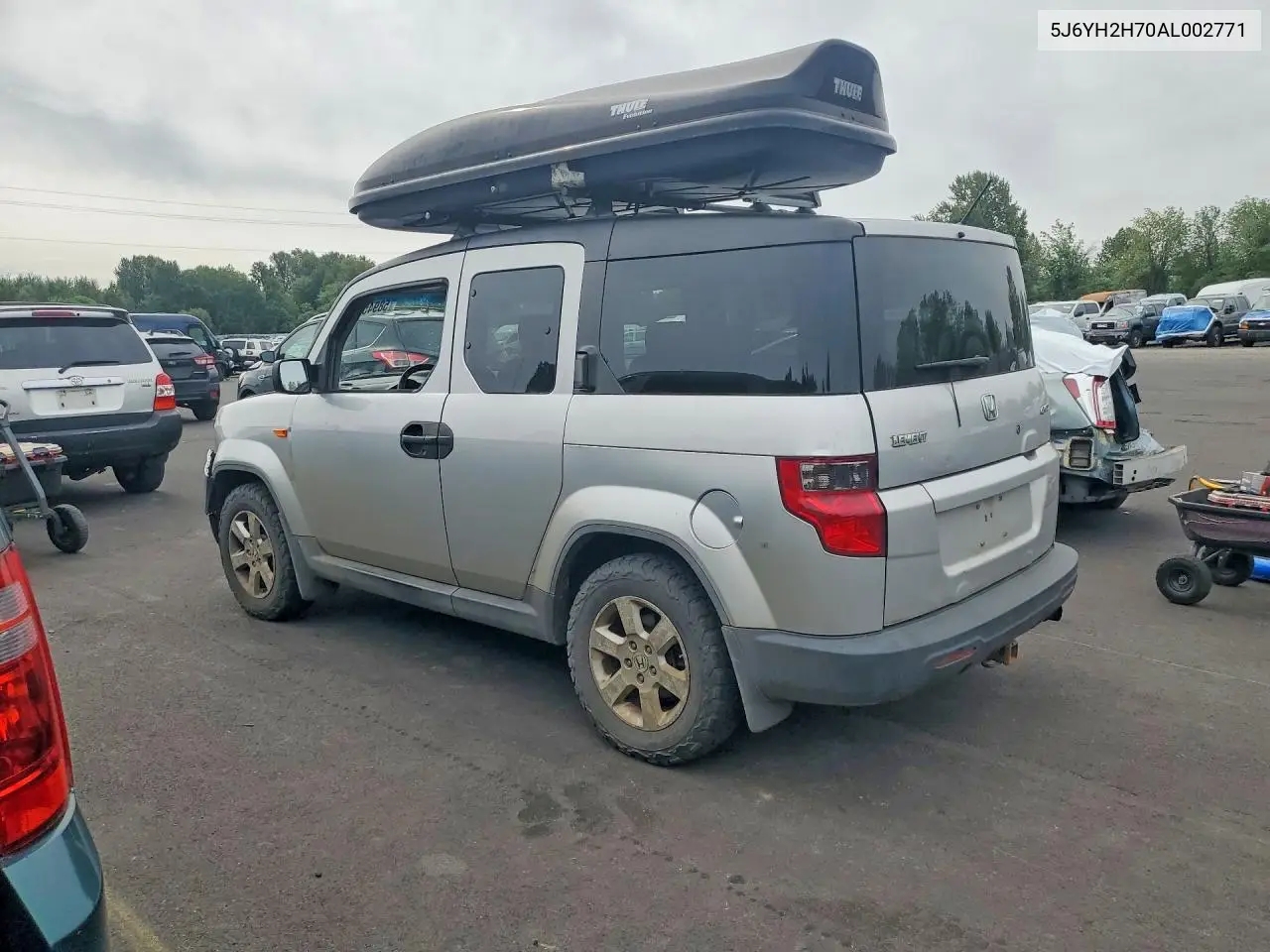 2010 Honda Element Ex VIN: 5J6YH2H70AL002771 Lot: 58945666
