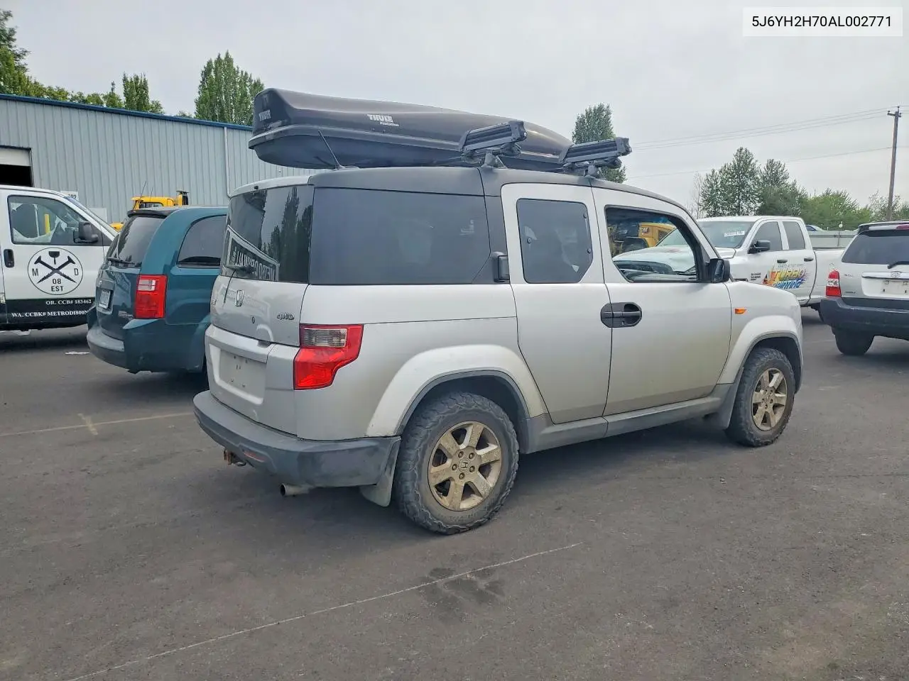 2010 Honda Element Ex VIN: 5J6YH2H70AL002771 Lot: 58945666