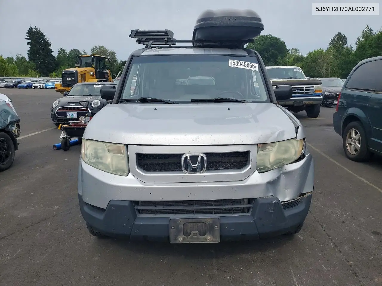 2010 Honda Element Ex VIN: 5J6YH2H70AL002771 Lot: 58945666