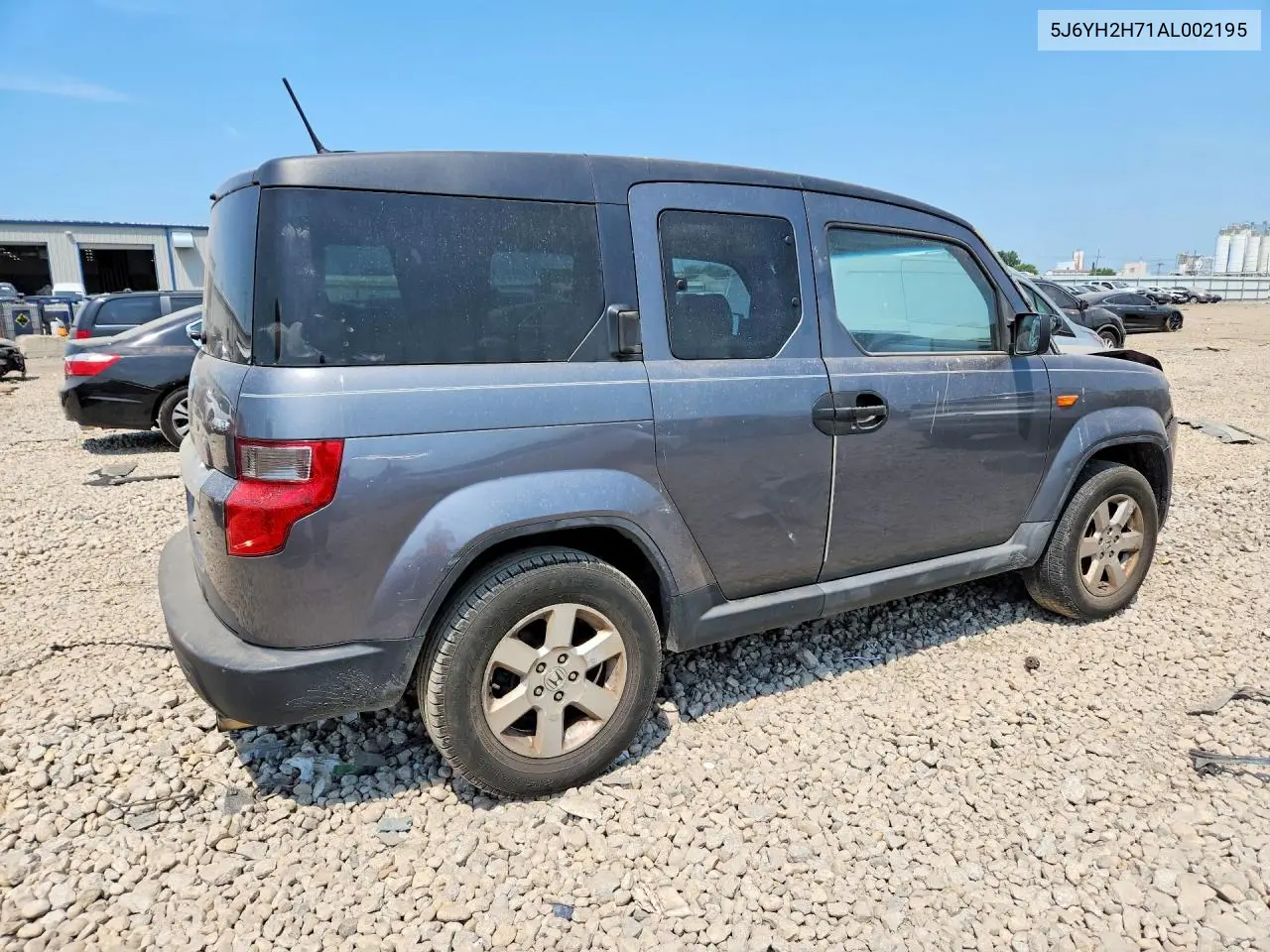 2010 Honda Element Ex VIN: 5J6YH2H71AL002195 Lot: 59792966