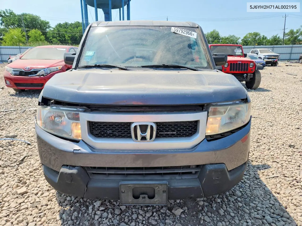 2010 Honda Element Ex VIN: 5J6YH2H71AL002195 Lot: 59792966