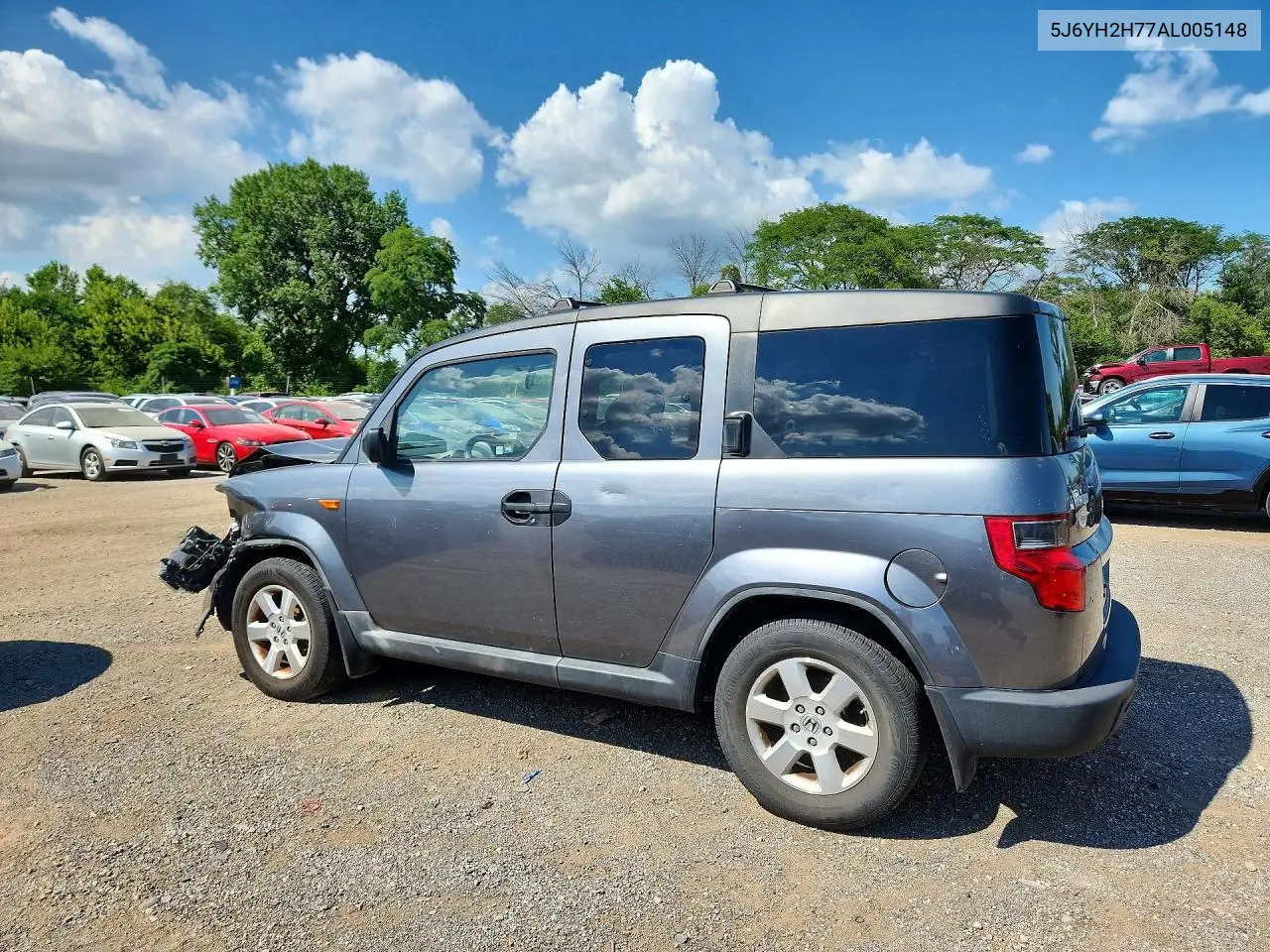2010 Honda Element Ex VIN: 5J6YH2H77AL005148 Lot: 59848816