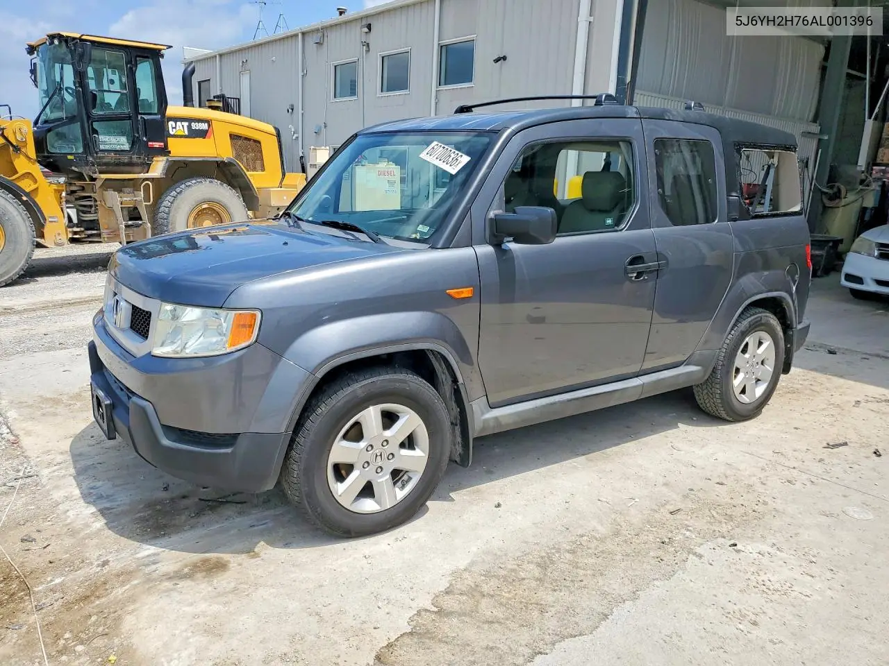 2010 Honda Element Ex VIN: 5J6YH2H76AL001396 Lot: 60700636