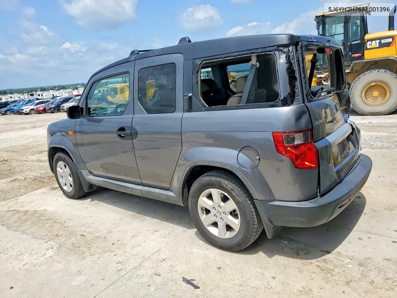 2010 Honda Element Ex VIN: 5J6YH2H76AL001396 Lot: 60700636