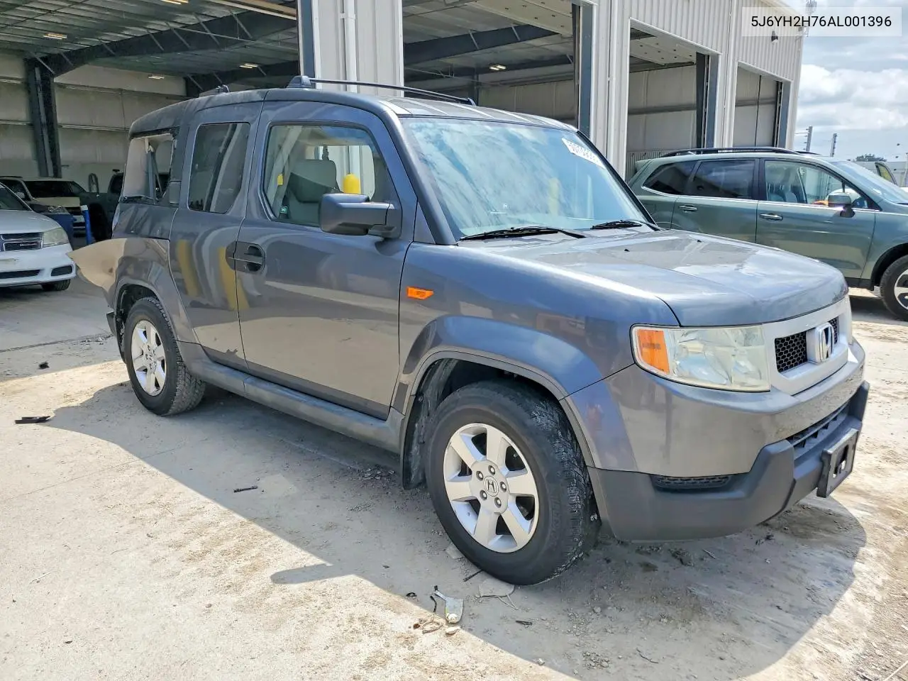 2010 Honda Element Ex VIN: 5J6YH2H76AL001396 Lot: 60700636