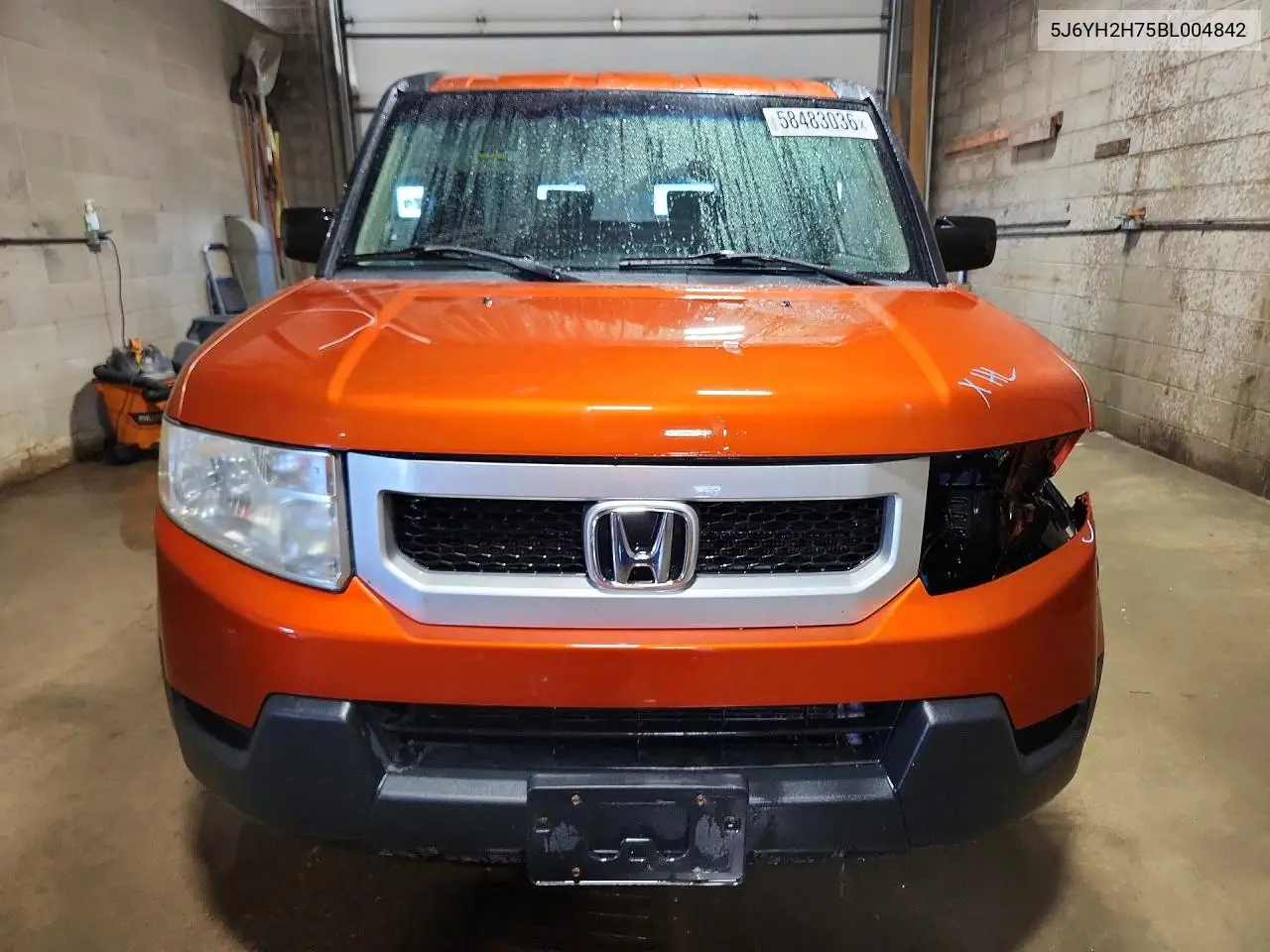 2011 Honda Element Ex VIN: 5J6YH2H75BL004842 Lot: 58483036