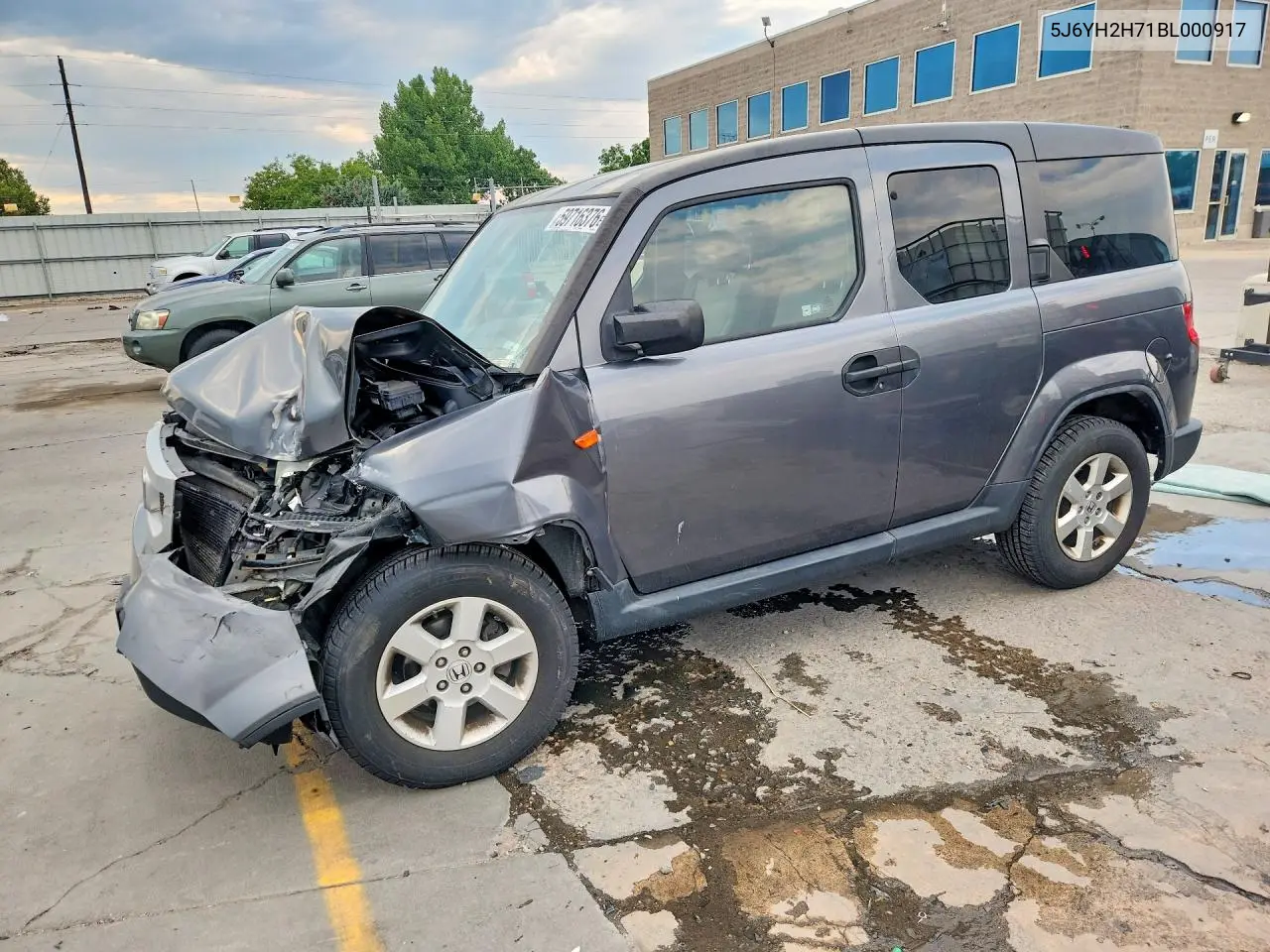 2011 Honda Element Ex VIN: 5J6YH2H71BL000917 Lot: 59716376