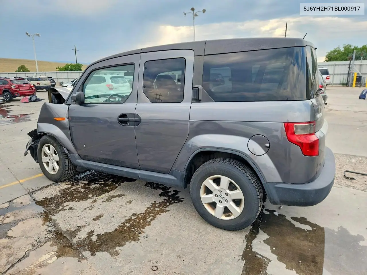 2011 Honda Element Ex VIN: 5J6YH2H71BL000917 Lot: 59716376
